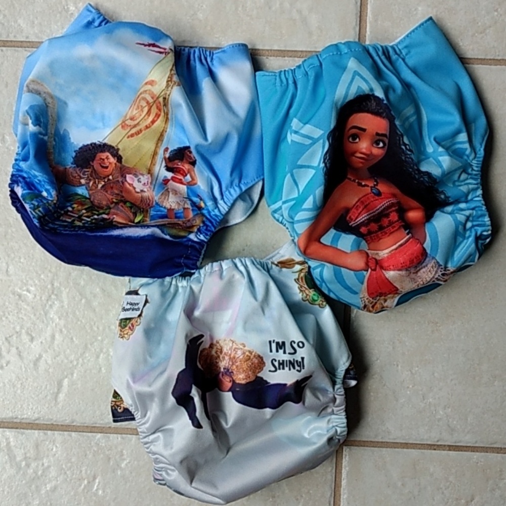 Cloth diapers- Moana
